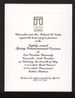 Invitation to Spring Commencement Exercises 1991
